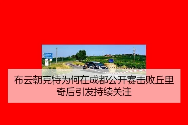 布云朝克特为何在成都公开赛击败丘里奇后引发持续关注 | ayx